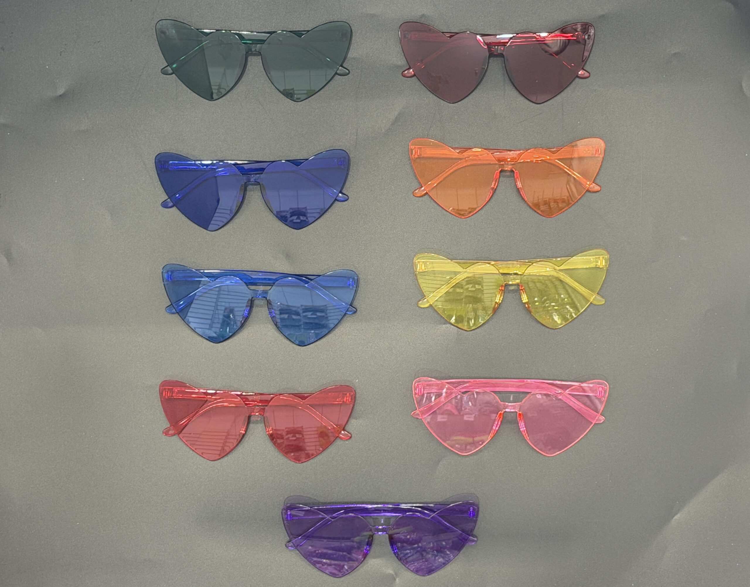 Anteojos Lentes Acrílicos Corazón *40U