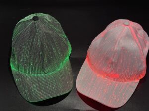 Gorro Led Fibra Optica Recargable Usb