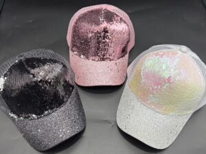 Gorra Visera C/Lentejuelas y Brillos *12U