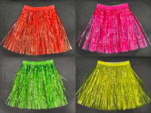 Tutú Hawaiana Fluor 60*40cm*12U