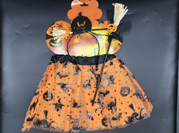 Set Escoba Calabaza Halloween 🧹