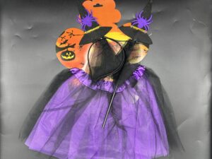 Set Bruja Violeta Halloween 🧙