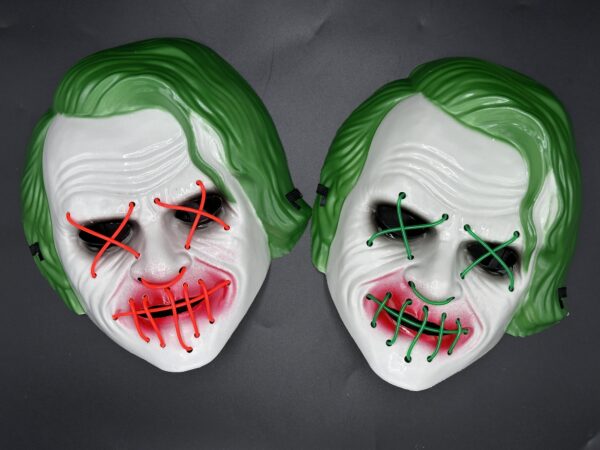 Máscara Guason Joker Luz Led Neón - Image 2