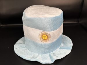 Sombrero Galera De Tela Argentina*12U