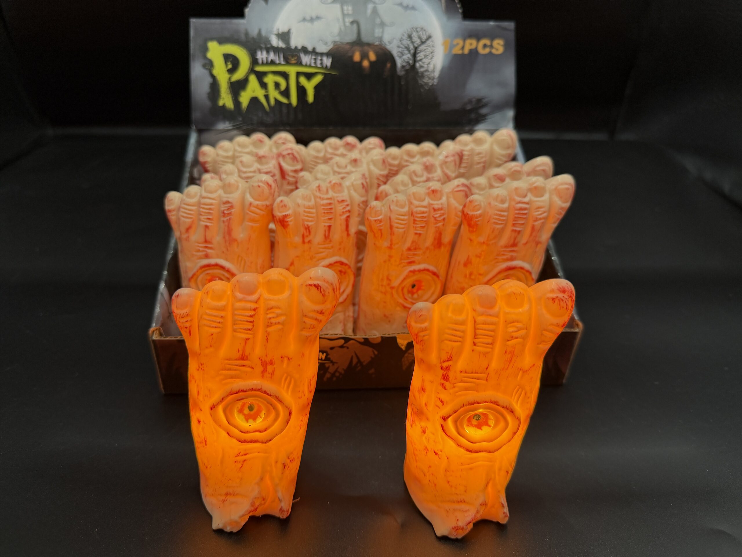 Luz Led Pie De Terror Halloween X12U