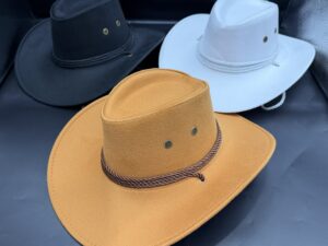 Sombrero Cowboy Con Cordón Unisex*12U