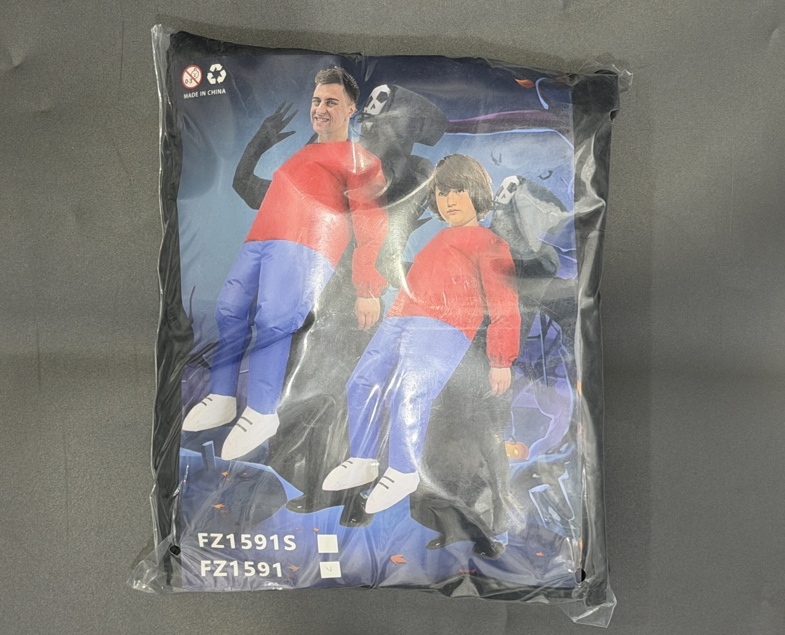 Disfraz Inflable De La Muerte Adultos - Imagen 2