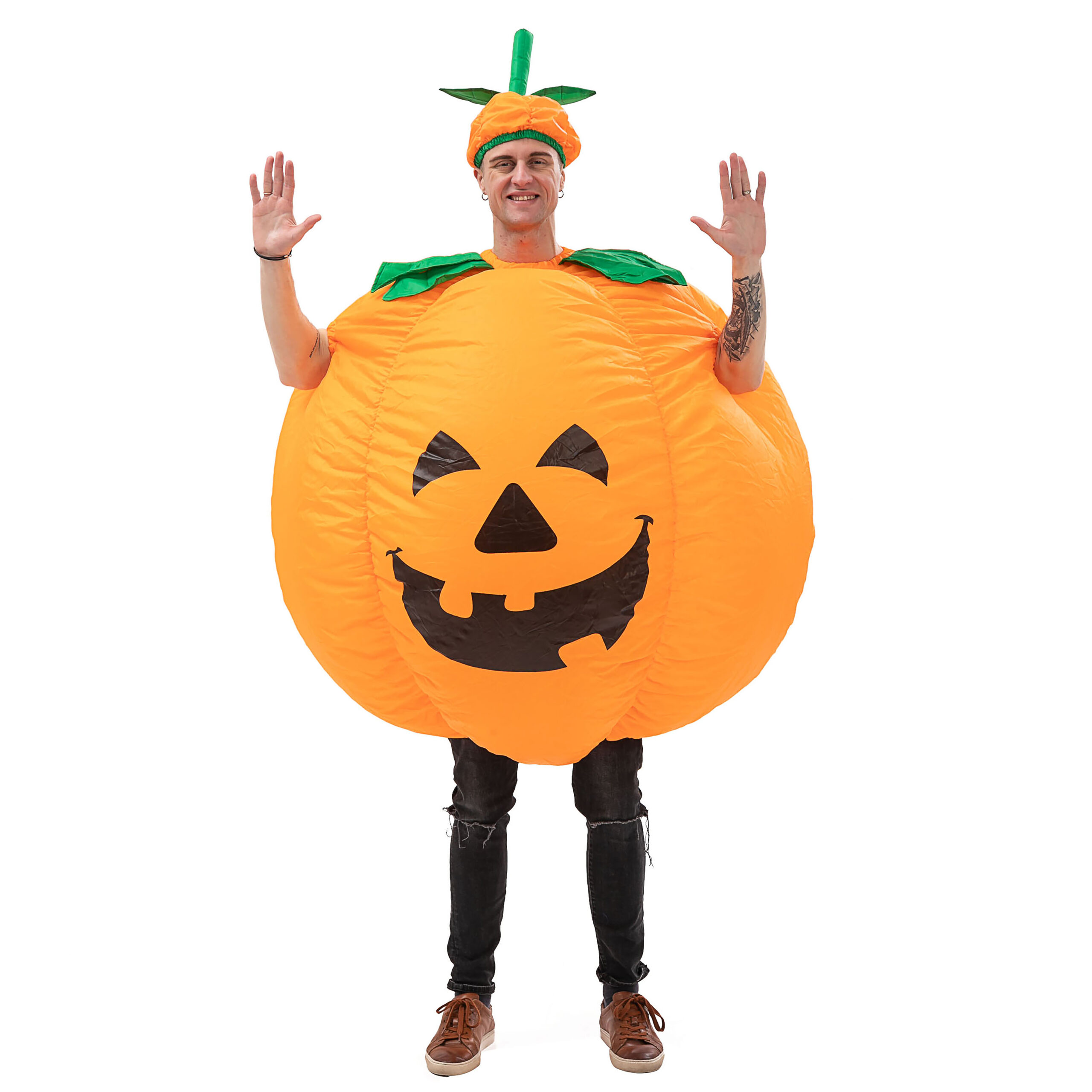 Disfraz Inflable De Calabaza Adultos