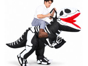 Disfraz Inflable Dinosaurio Esqueleto Adultos