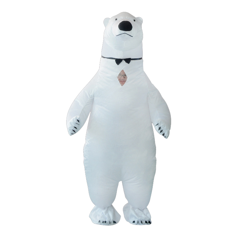 Disfraz Inflable De Oso Polar Adultos