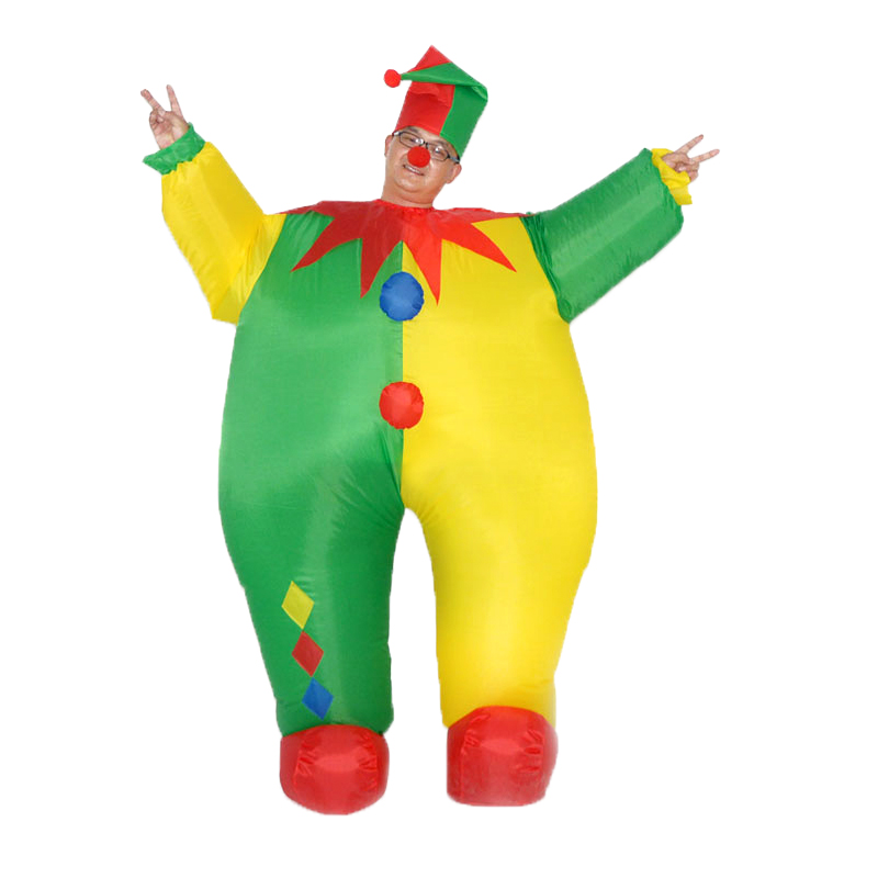 Disfraz Inflable De Payaso Adultos