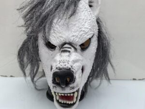 Máscara De LATEX LOBO BLANCO