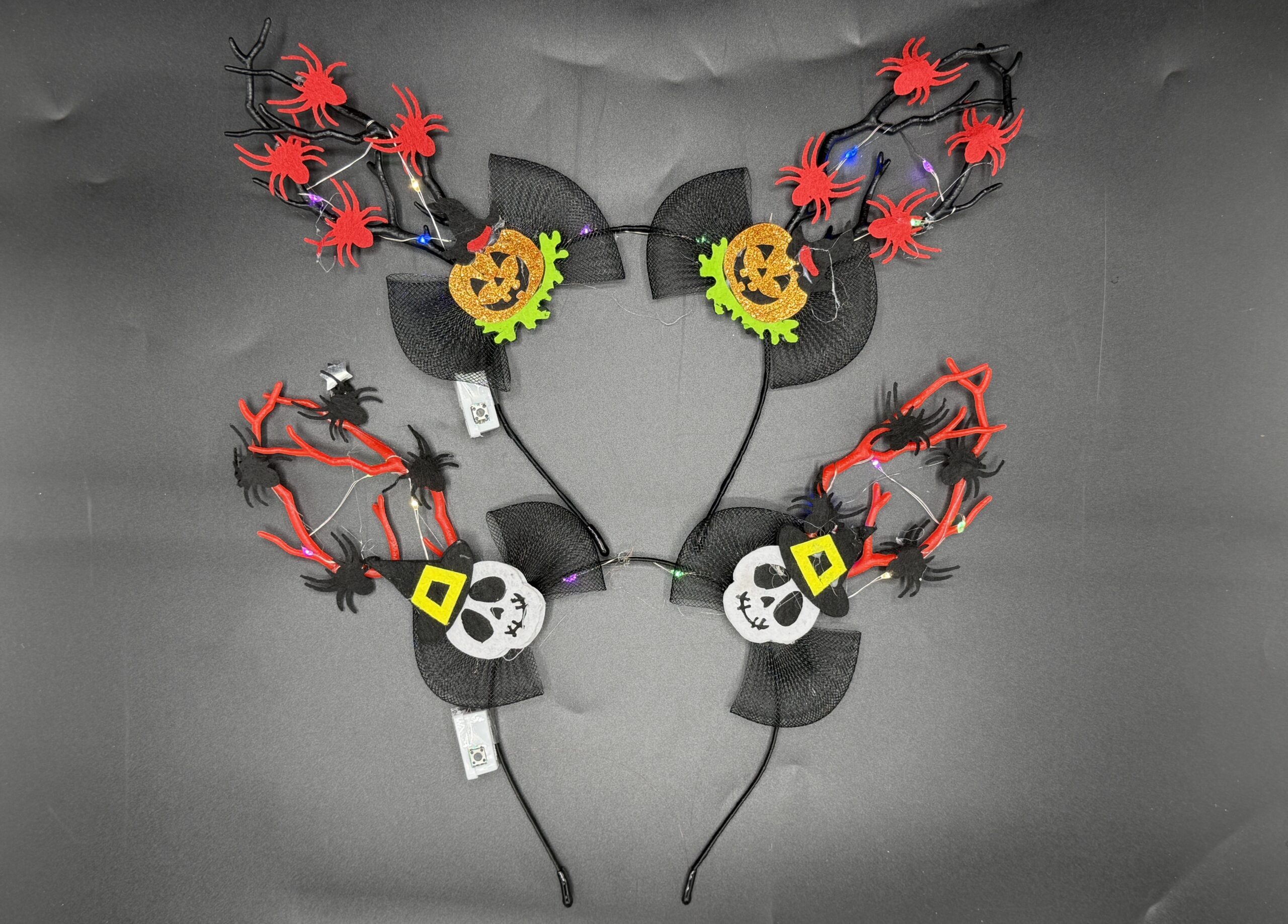 Vincha Asta De Halloween Con Led X12U